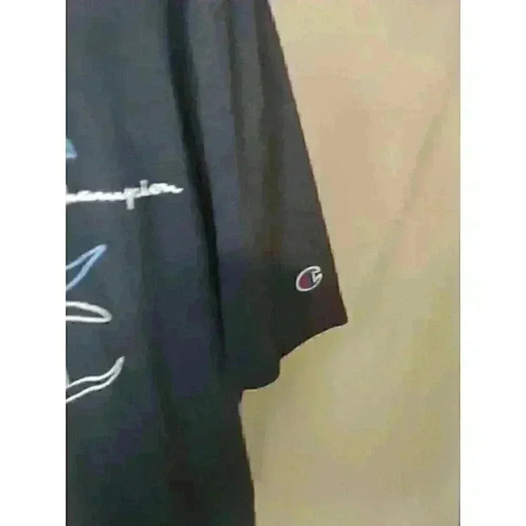 Champion Men's Classic Jersey T-Shirt, Large - Blue - Picture 3 of 3